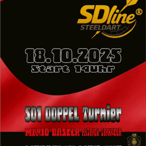 2er Ticket Steeldart DOPPEL Turnier 18.10.2025 mit Mario Basler