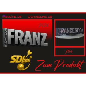 Francesco Friedrich Fun Schild Original signiert