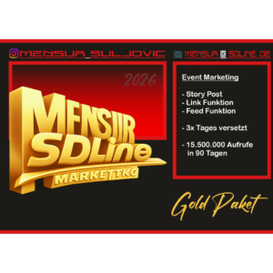 G O L D >Event/Firmen Marketing mit festem FEED und Link Funktion