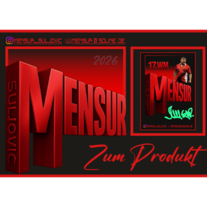 3er Packet - Limitierte I MENSUR 17.WM Signatur in Gold