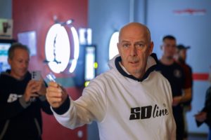 Dart-Turnier in Meerane mit Mario Basler im Megaplay in Meerane.
Foto: Andreas Kretschel