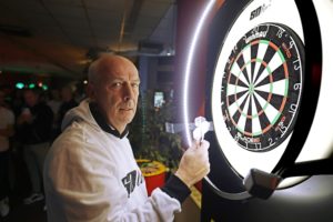 Dart-Turnier in Meerane mit Mario Basler im Megaplay in Meerane.
Foto: Andreas Kretschel
