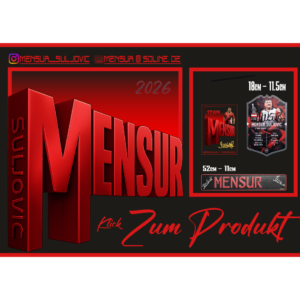 3er Set MENSUR Ultimate Karte alles signiert