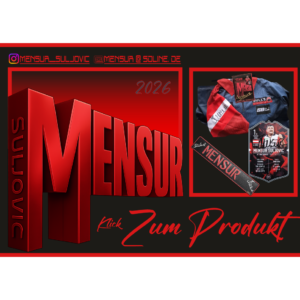 4er Set MENSUR Ultimate Karte alles signiert