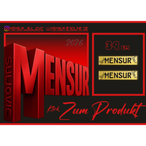 MENSUR FUNSchild signiert 2 Stück