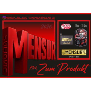 4er Set MENSUR Ultimate Karte signiert