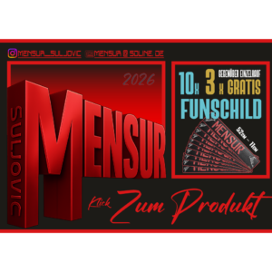 MENSUR Fun Schild 10er PACK incl. 3xGratis